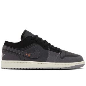 2022 Men Air Jordan 1 Low SE Craft 'Inside Out - Black' Size 10